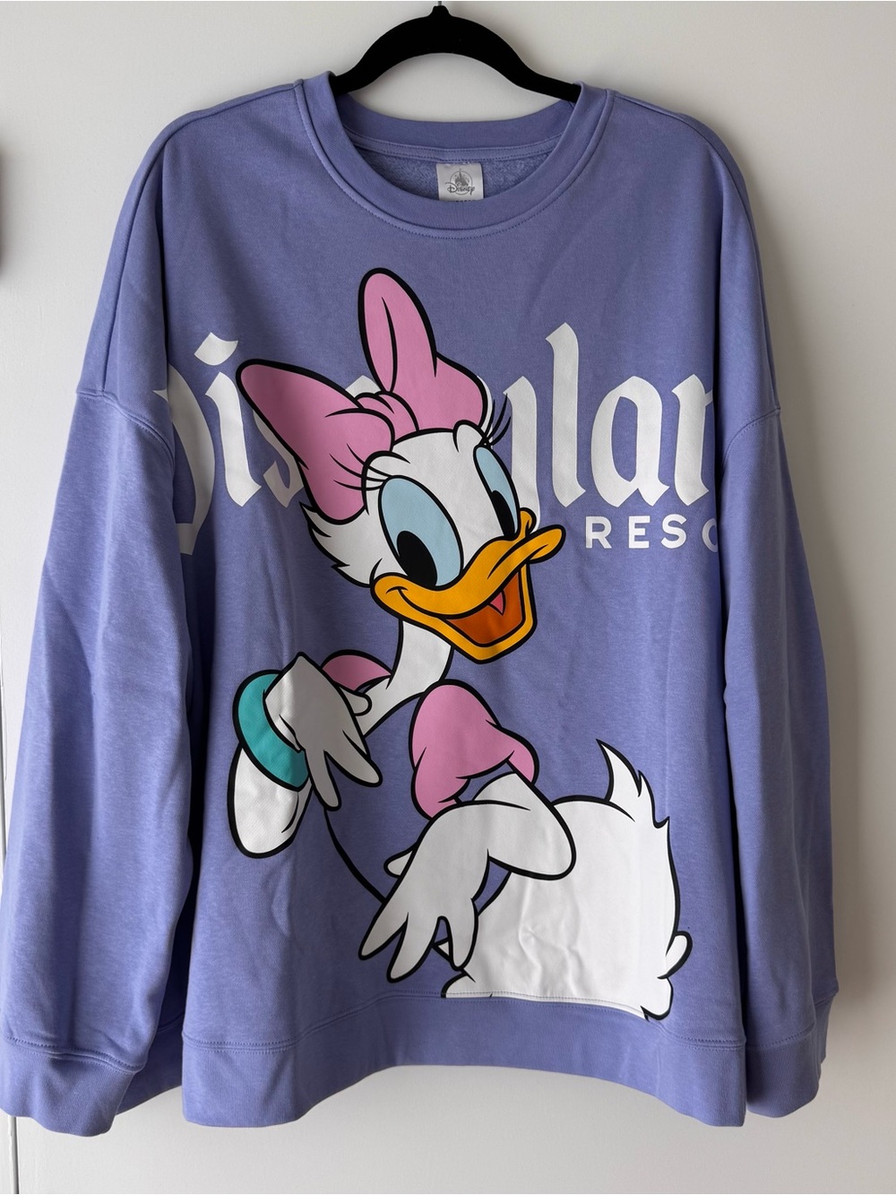 NWT Lavender Disneyland Daisy Sweatshirt